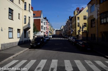 Looking Down a Street in Helsinki