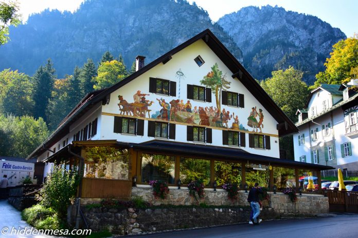 Bavarian Building in Schwangau Bavarian Building in Schwangau