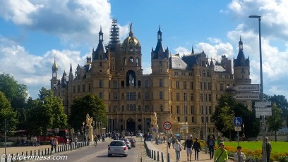 Entrance to Schwerin Palace.