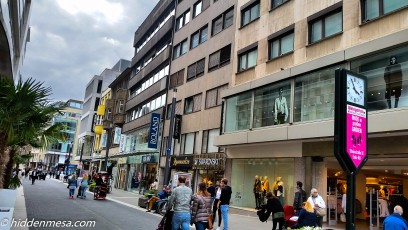 High Fashion Stores in the Konigsallee shopping Area.