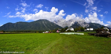 Snow Covered Mountains in Austria