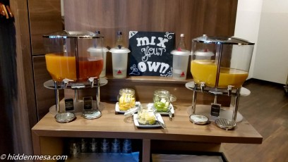 Juice Station at the Melia Hotel