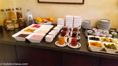 Breakfast Selection at Stumberger's Hotel