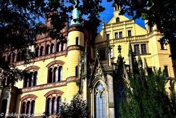 Schwerin Palace Through The Trees.