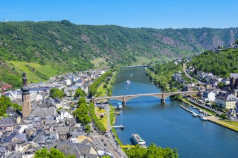 View of Cochem and Mosel River