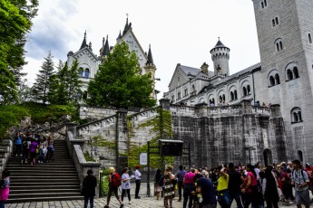 Courtyard at Neuschwanstein Castle