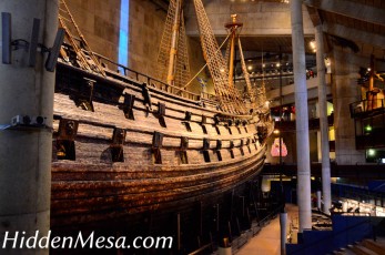 Warship Vasa built in 1628