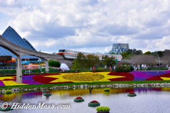 Monorail at Epcot