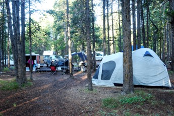 Camp site at Yellowstone
