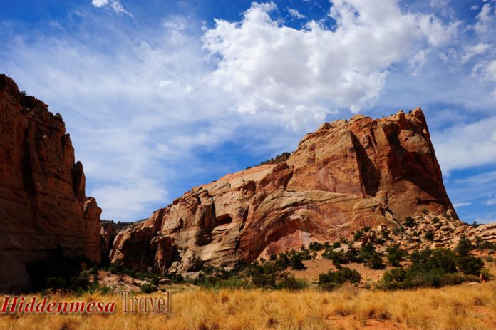 Red Rock formation near Capitol Reef National Park Capital Reef National Park, Utah