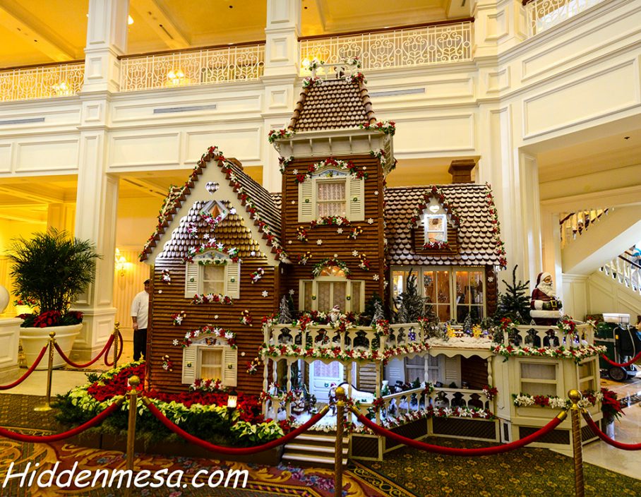 Gingerbread House at Grand Floridian Hidden Mesa